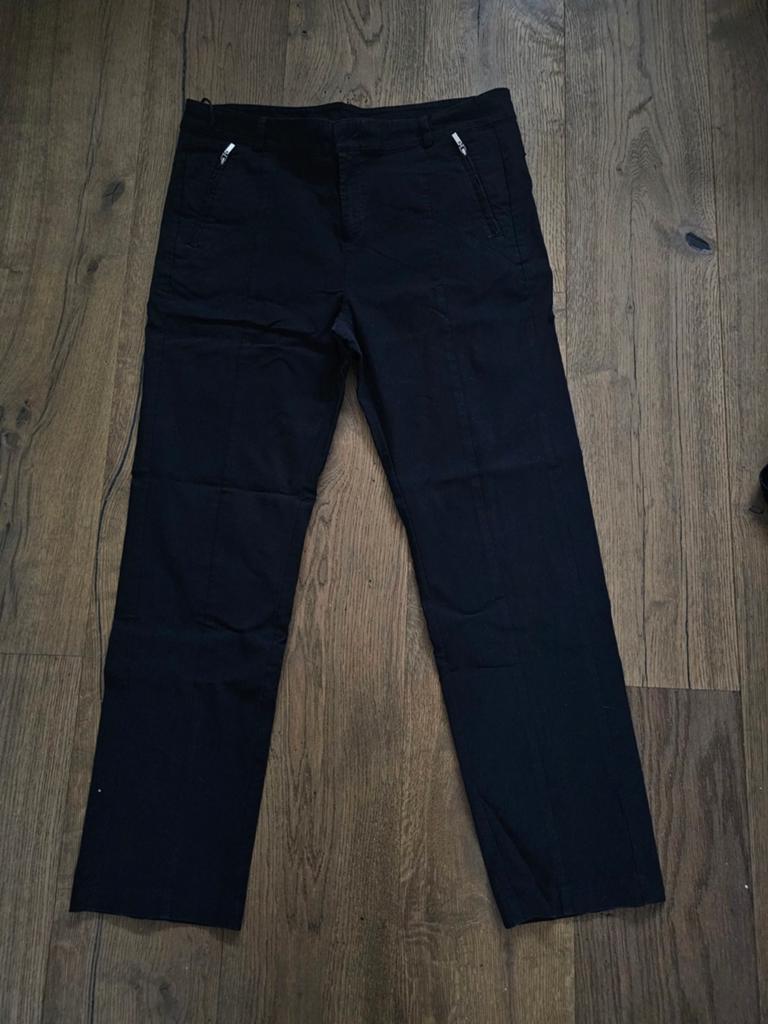 MS Mode Zwarte Broek Maat 44, Zwart, Maat 42/44 (L), Ophalen of Verzenden, Zo goed als nieuw