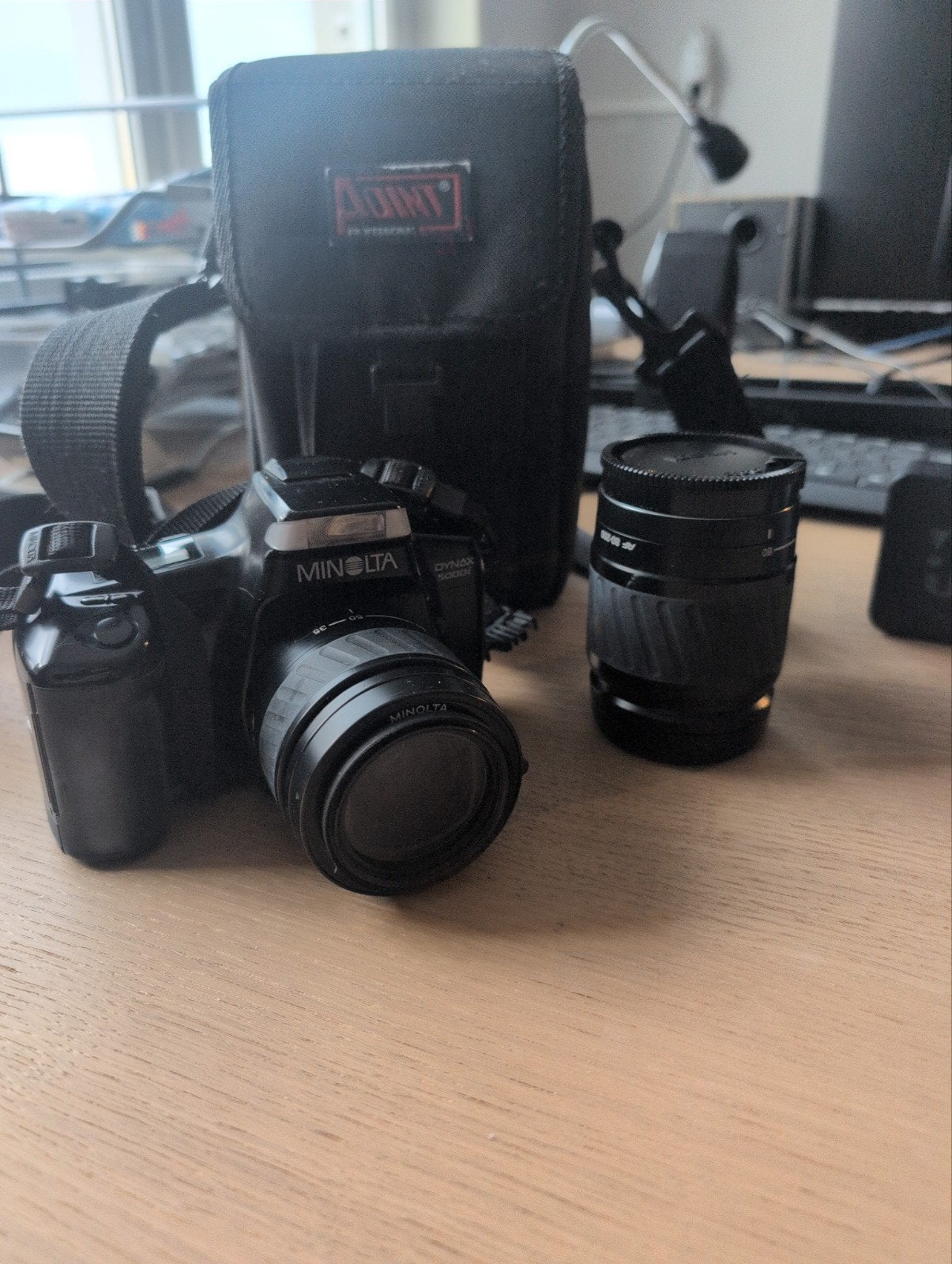 Minolta Dynax 5000i Spiegelreflexcamera met lens, Ophalen of Verzenden, Gebruikt, Spiegelreflex, Minolta