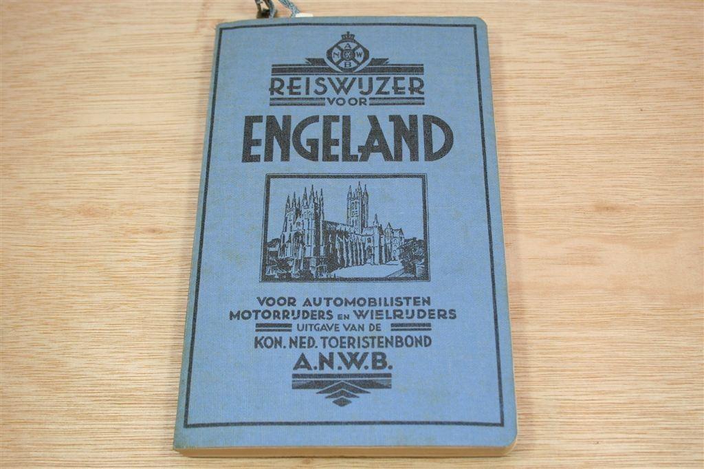 Vintage ANWB Reiswijzer — Engeland, Wales en Schotland 1954, Gelezen, Europa, Ophalen of Verzenden, Reisgids of -boek