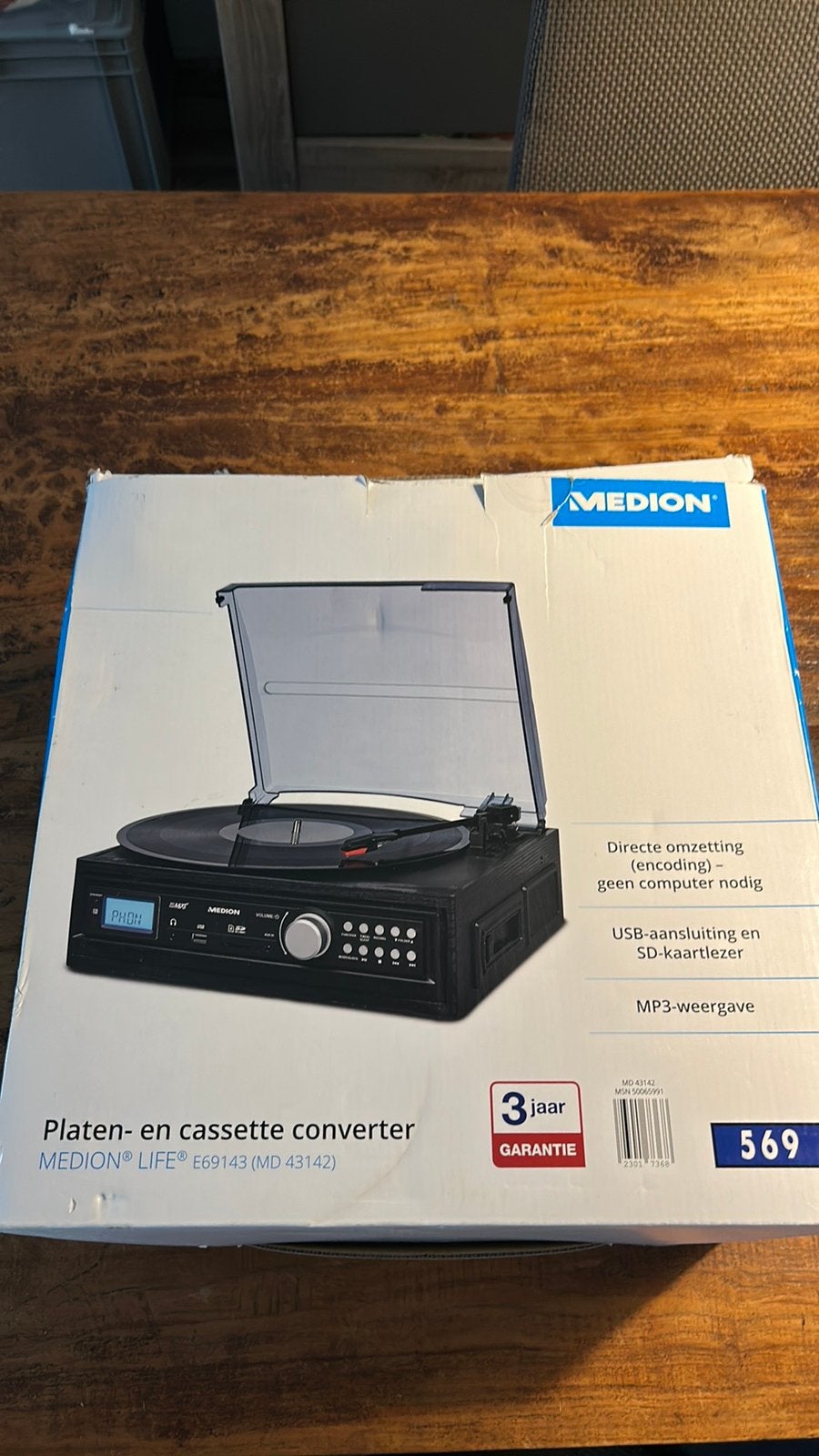 Medion platenspeler met USB aansluiting, Ophalen of Verzenden