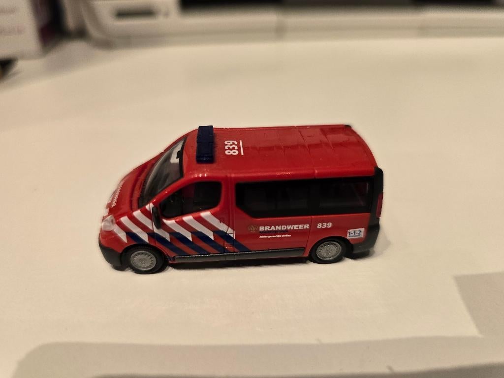 Opel Vivaro brandweer NL 1/87, Ophalen of Verzenden, Gebruikt, Auto, Overige merken