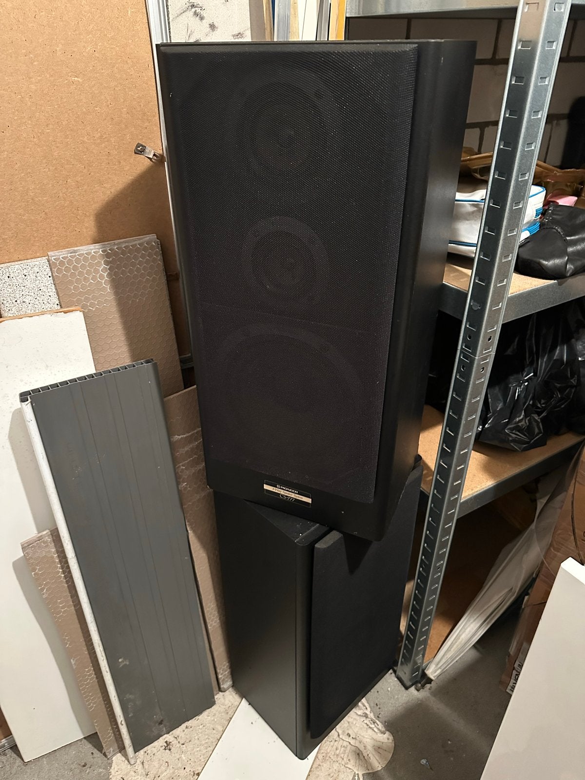 Pioneer CS-777 3-weg luidsprekers - 140W, Vloerstaande luidspreker, Gebruikt, 120 tot 150 watt, Ophalen of Verzenden