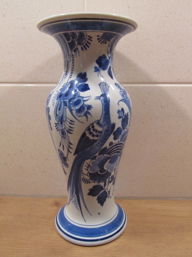 Porceleyne Fles slanke vaas, Antiek en Kunst, Ophalen of Verzenden