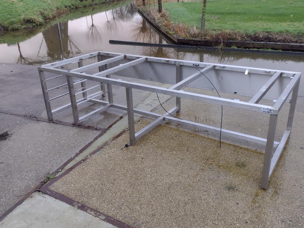 RVS werkbank onderstel werktafel Horeca medicalgrade mancave, Ophalen of Verzenden, Gebruikt