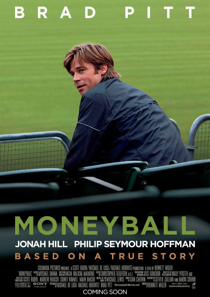 MONEYBALL      filmposter., Verzamelen, Rechthoekig Staand, Verzenden, Nieuw, A1 t/m A3