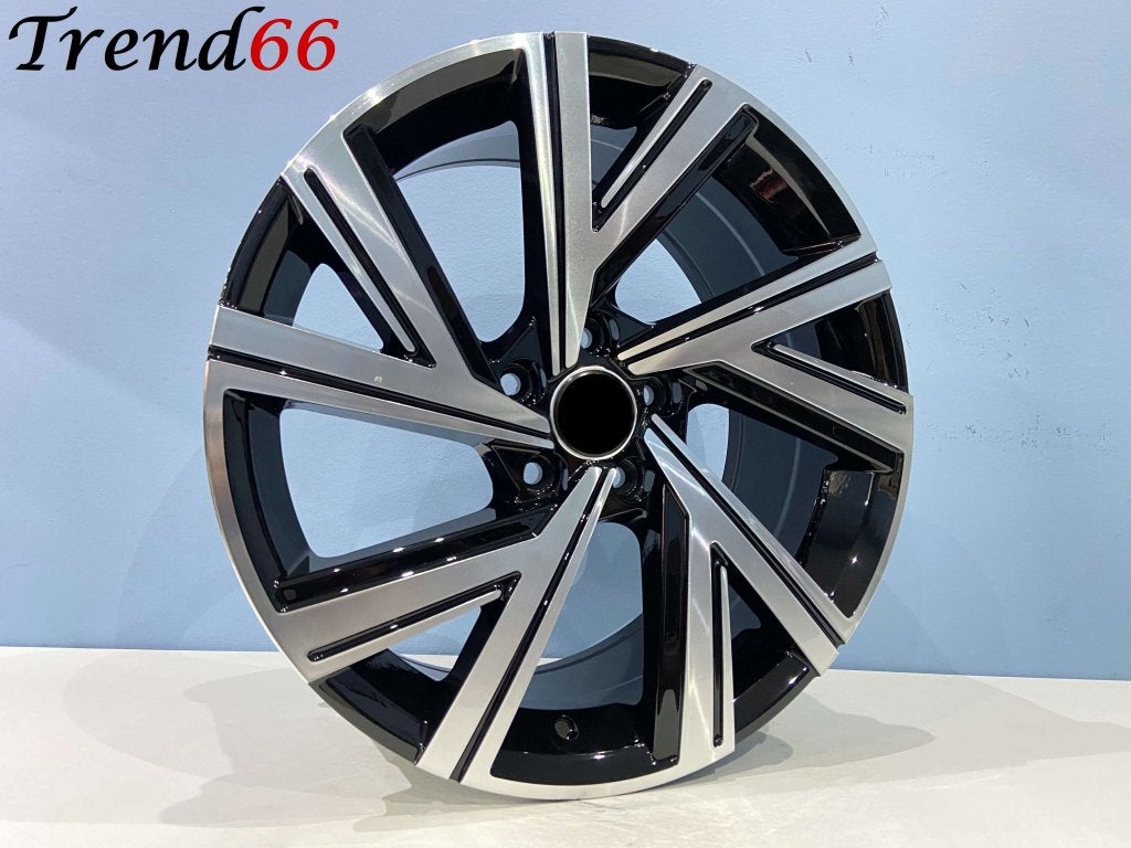 5x112 18'' Bergamo Velgen Audi Vw Caddy Golf Seat Skoda Troc, Niet ingevuld, 18 inch, Velg(en), Niet ingevuld