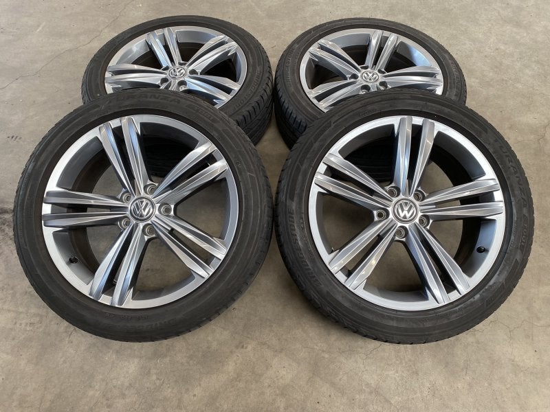 Origineel sebring velgen T-roc Tiguan 235 55 18  5x112, Auto-onderdelen, Banden en Velgen, 18 inch, Velg(en), Total car expert