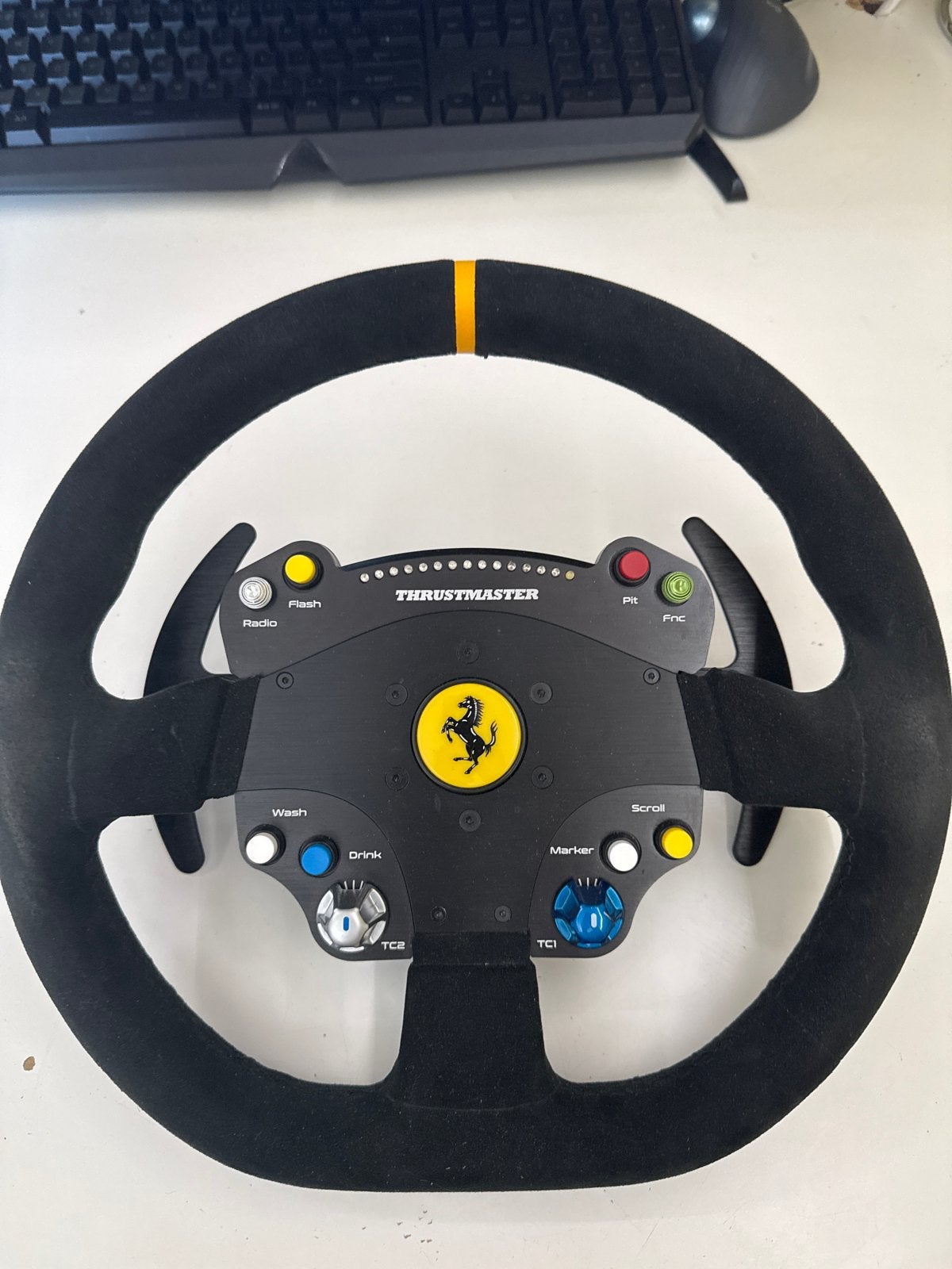 Thrustmaster Ferrari 488 challenge Add-on racestuur, Racestuur, Gebruikt, Force feedback, Ophalen of Verzenden