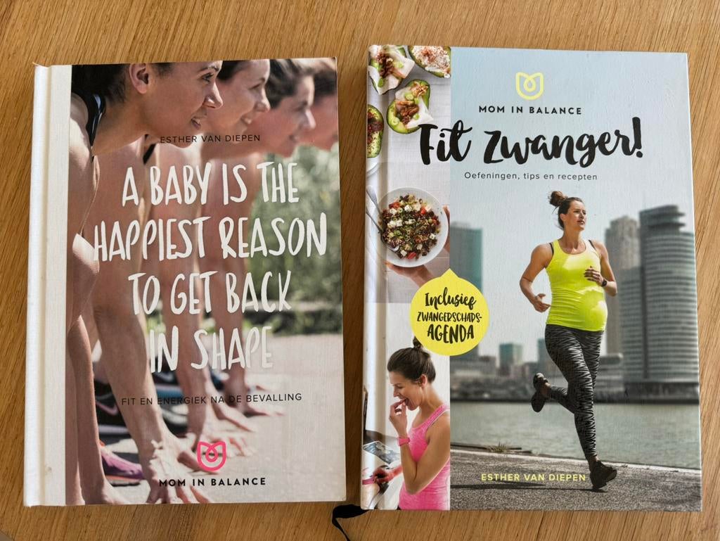 Fit zwanger + fit en energiek na de bevalling, Zwangerschap en Bevalling, Esther van Diepen, Ophalen of Verzenden, Zo goed als nieuw