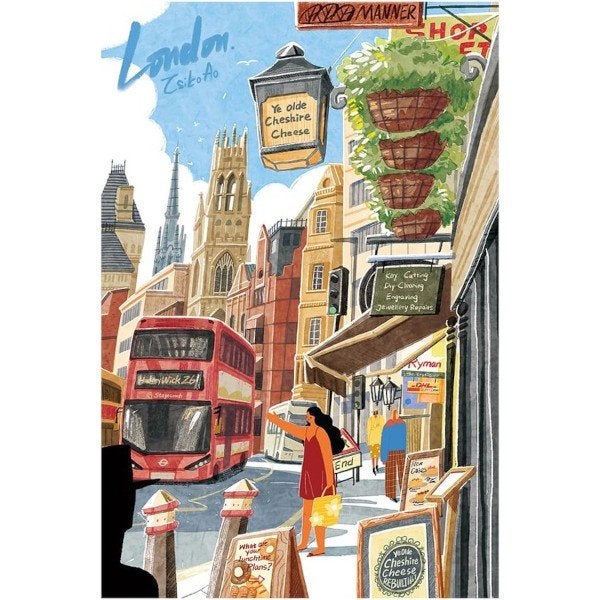Robotime Walk in London PT003 Bouwpakket Nieuw, Hobby en Vrije tijd, Knutselen, ROKR, Gebouwen, Nieuw, Meerkleurig