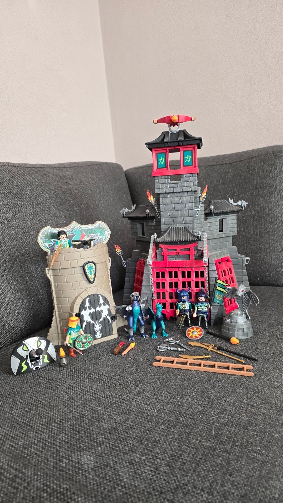 Playmobil Drakenkasteel (5480) & Drakenriddertoren (4775) co, Kinderen en Baby's, Speelgoed | Playmobil, Ophalen of Verzenden