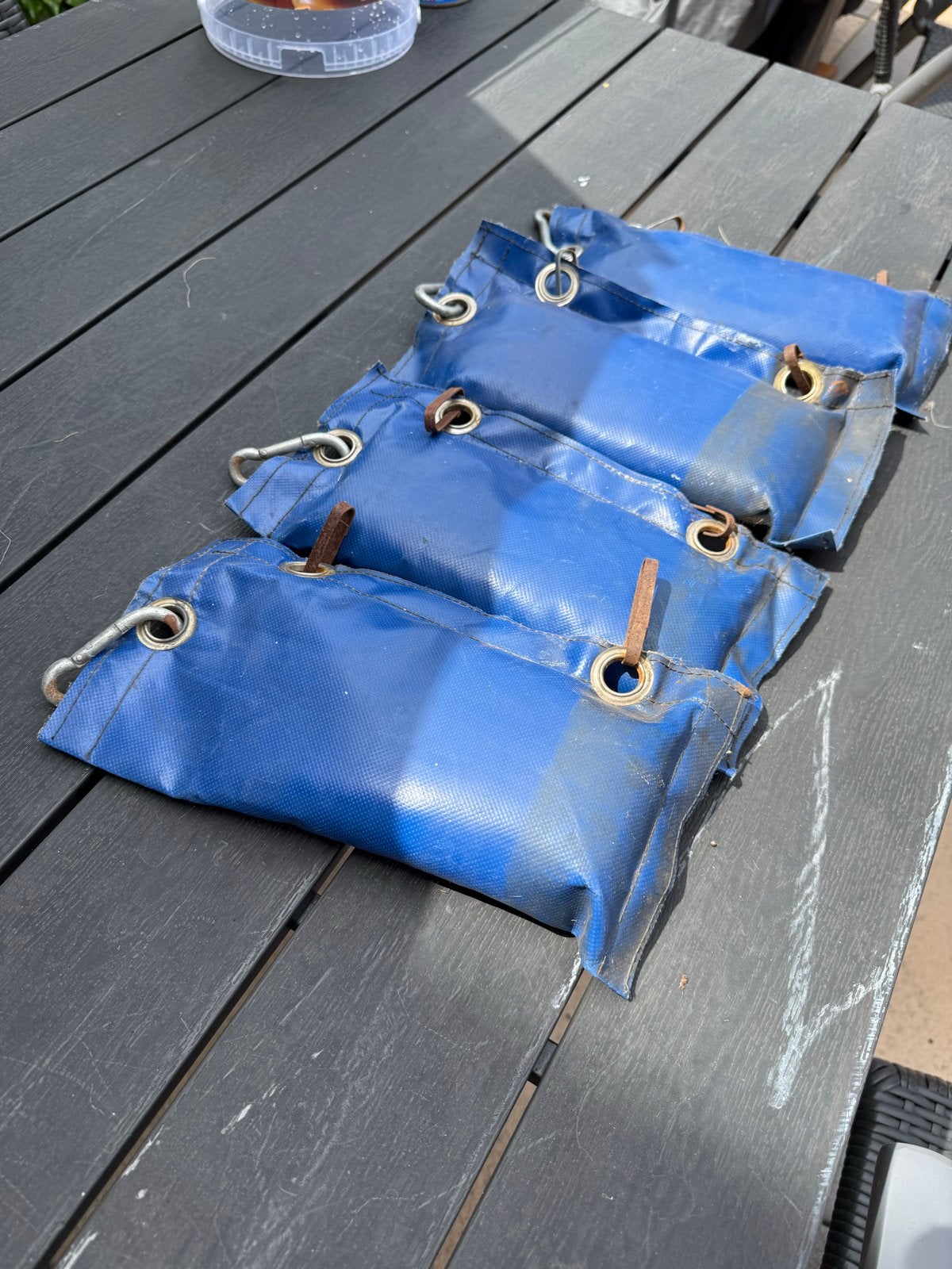 Zandzakken voor partytent of boot, Ophalen of Verzenden, Gebruikt, Overige typen