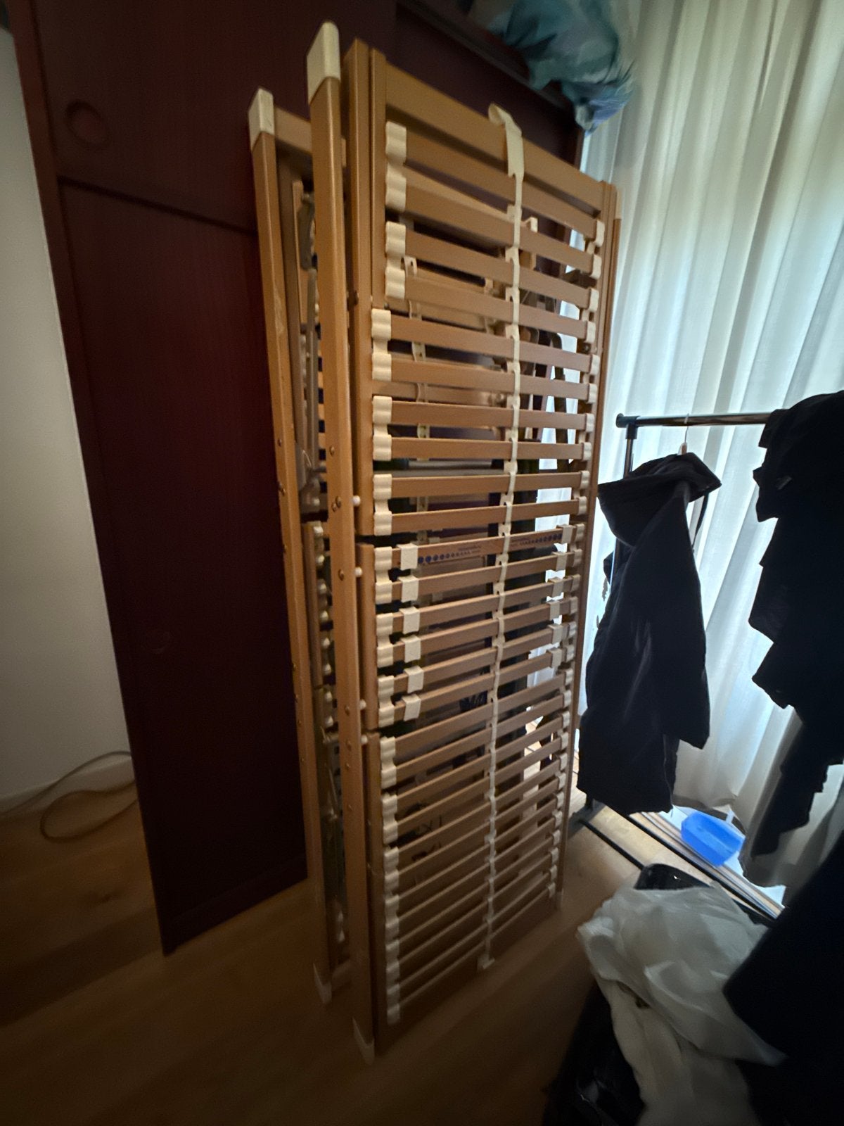 Elektrische verstelbare lattenbodem 2x 70x200 met motor, Ophalen, 70 cm of minder, Tweepersoons, 200 cm