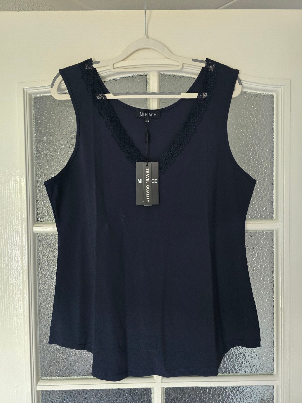 mi piace top met kant donkerblauw xxl nieuw, Kleding | Dames, Blauw, Maat 46/48 (XL) of groter, Nieuw, Ophalen of Verzenden