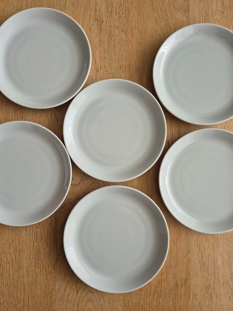 6 Vivo gebaksbordjes - Ø 16cm - Nieuw porselein, Nieuw, Ophalen of Verzenden, Bord(en), Effen