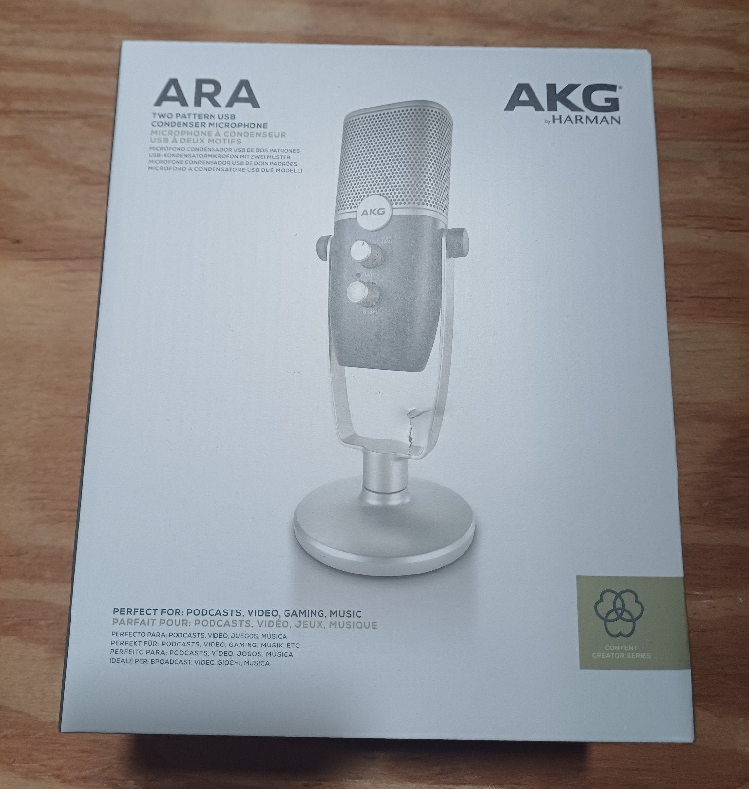 Akg Ara Usb Microfoon, Ophalen of Verzenden, Nieuw, Studiomicrofoon