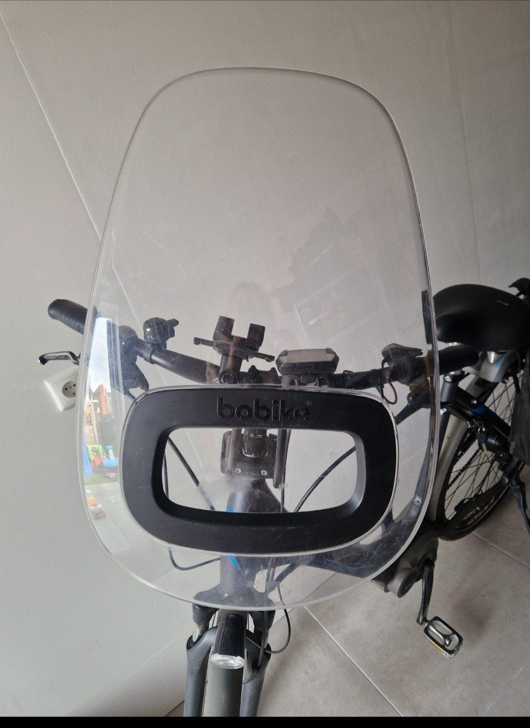 Bobike fietswindscherm voor kinderzitje, Ophalen, Gebruikt, Bobike
