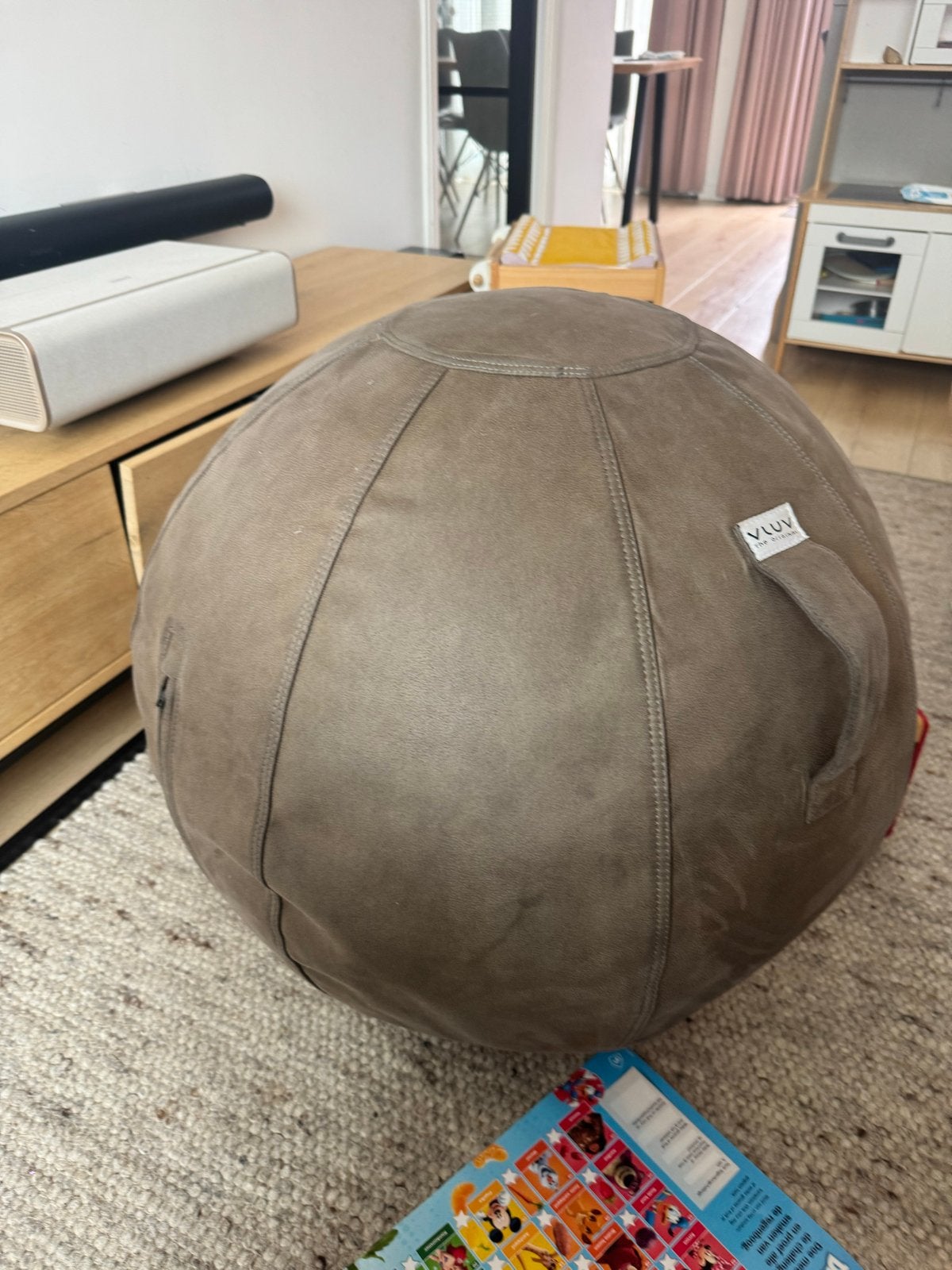 Vluv zitbal / ergonomische balstoel 70-75cm, Ophalen of Verzenden, Gebruikt