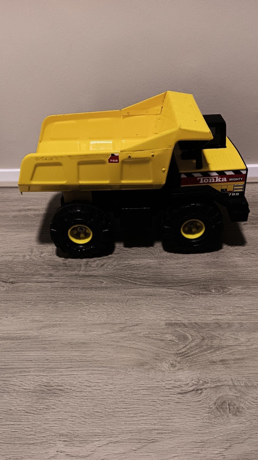 Tonka Mighty Kiepwagen - Geel Speelgoedvoertuig, Ophalen of Verzenden, Gebruikt
