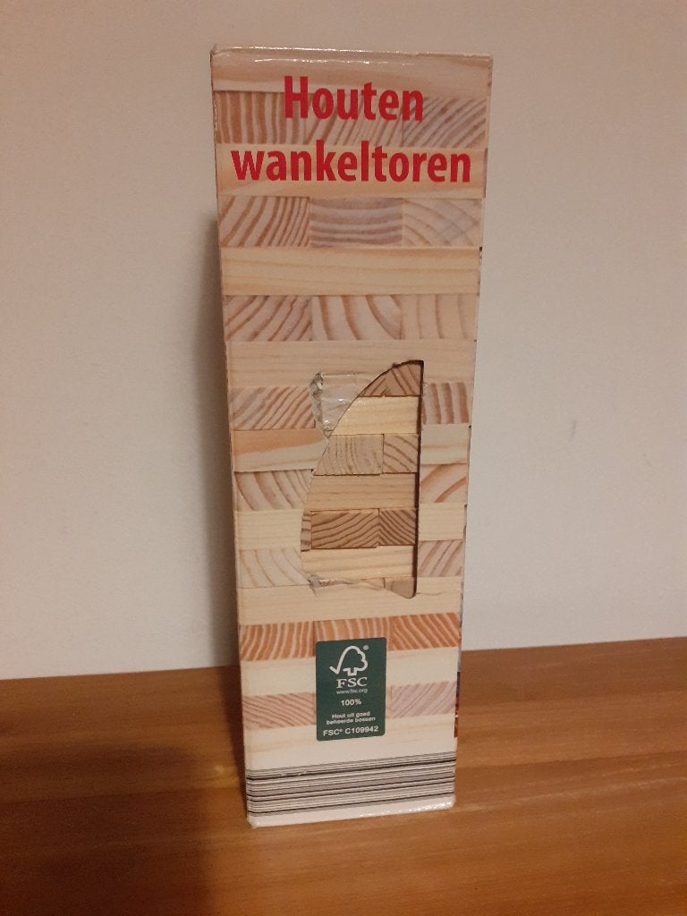 Wankel Toren. Hout. Nieuw, Een of twee spelers, Ophalen of Verzenden, Nieuw