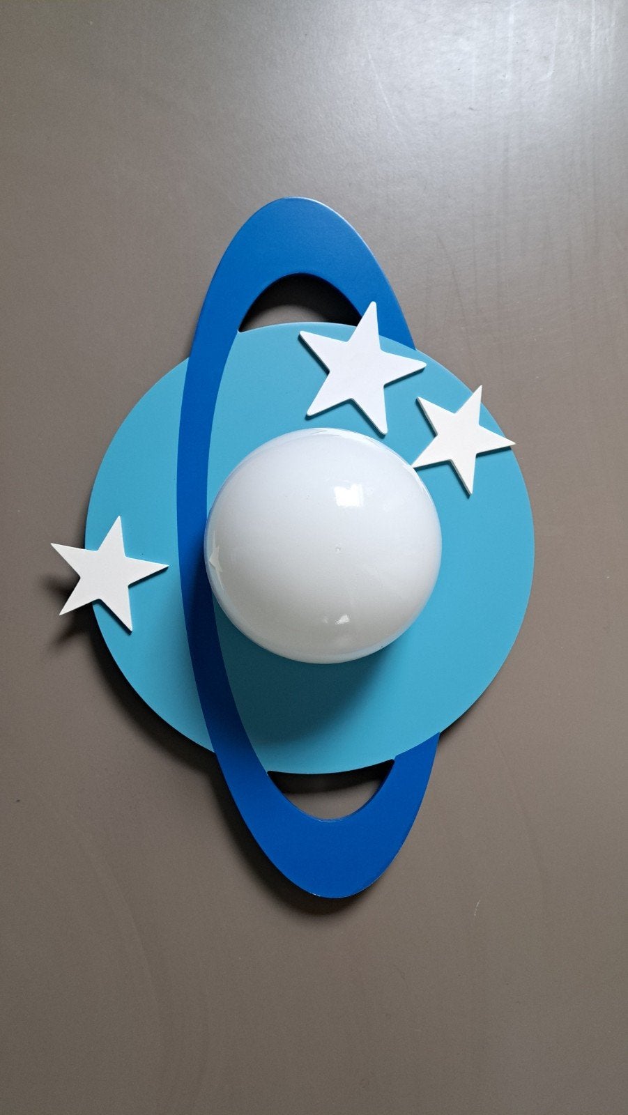 2x Philips Kinderlamp Ruimte Thema - Plafond/Wandlamp, Blauw, Overige stijlen, Philips, Ophalen of Verzenden