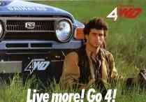 Daihatsu Taft 4X4 fraaie originele brochure/auto folder '80, Ophalen, Zo goed als nieuw, Overige merken