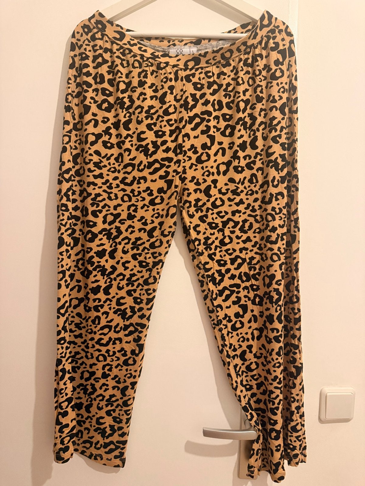 Coco Bella Luipaardprint Broek Maat L, Bruin, Maat 42/44 (L), Ophalen of Verzenden, Zo goed als nieuw