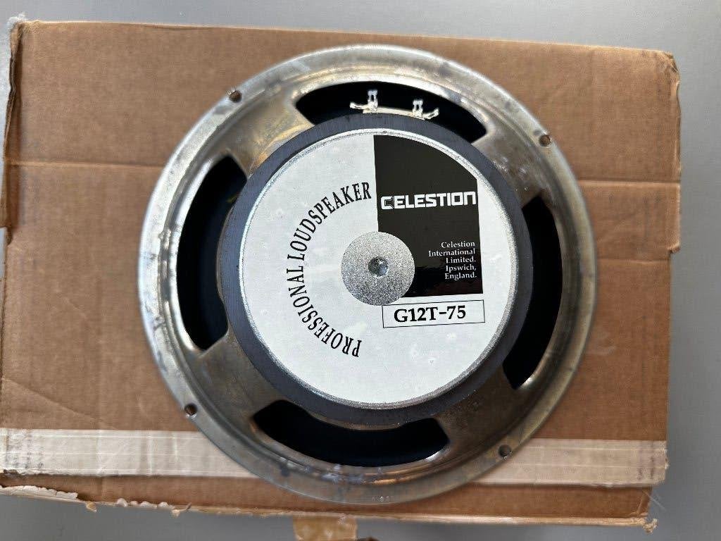 Celestion G12T-75 16 ohm gitaarluidspreker, Muziek en Instrumenten, Versterkers | Bas en Gitaar, Ophalen of Verzenden, Gebruikt