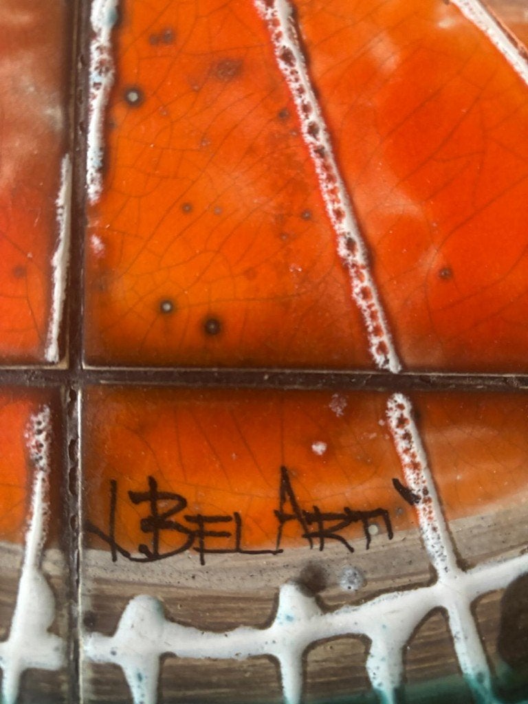 J. Belarti salontafel 60s/70s – gesigneerd – 114cm73cm, Ophalen