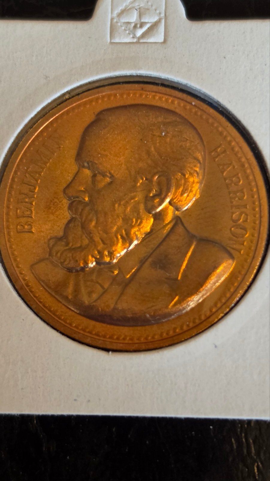 Benjamin Harrison Inauguratie Medaille, Ophalen of Verzenden, Losse munt