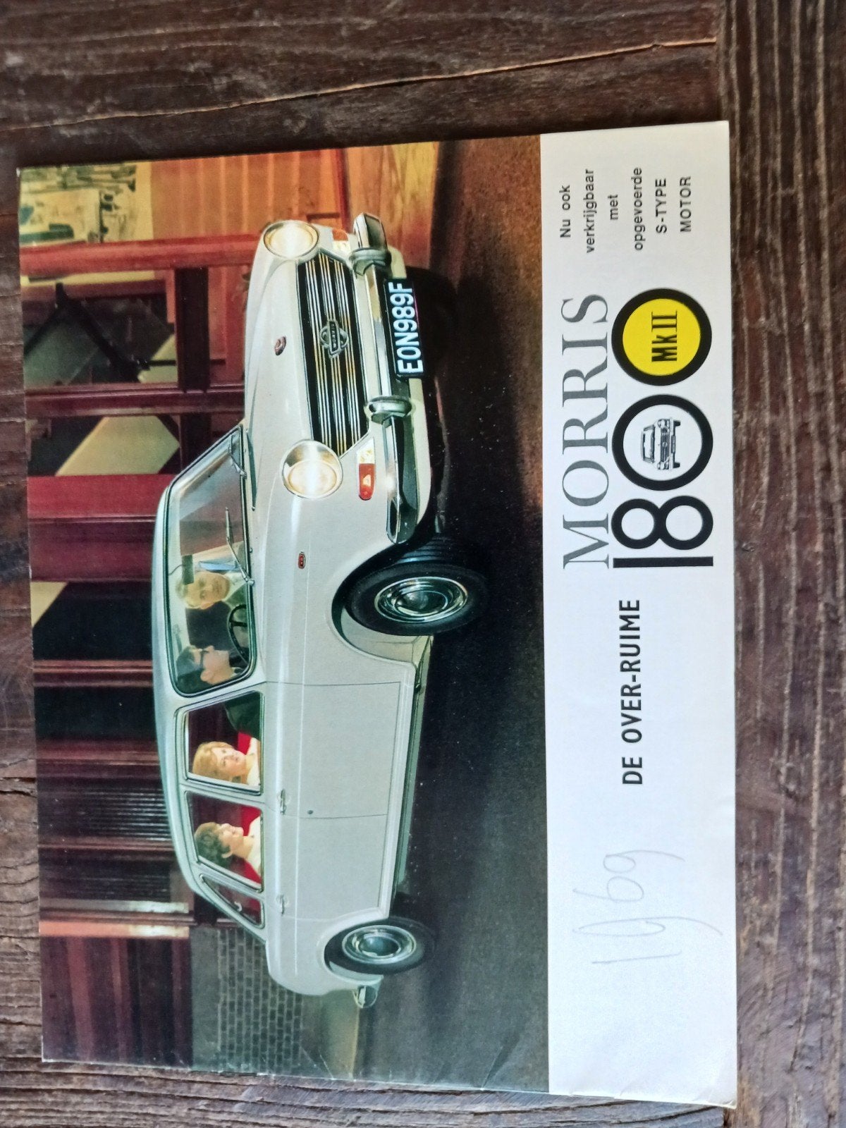 Morris 1800 folder 1969, Boeken, Auto's | Folders en Tijdschriften, Ophalen of Verzenden, Gelezen