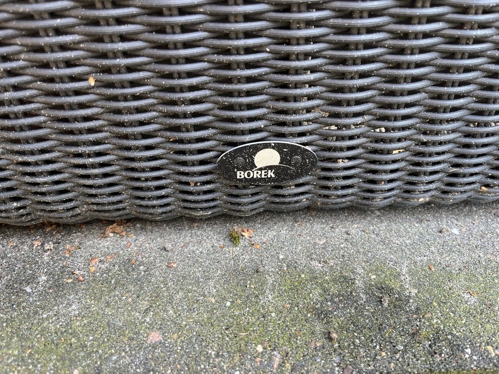 tuinstoelen borek, Tuin en Terras, Tuinsets en Loungesets, Gebruikt, Tuinset, Wicker, 4 zitplaatsen, Bijzettafel, Stoel, Ophalen