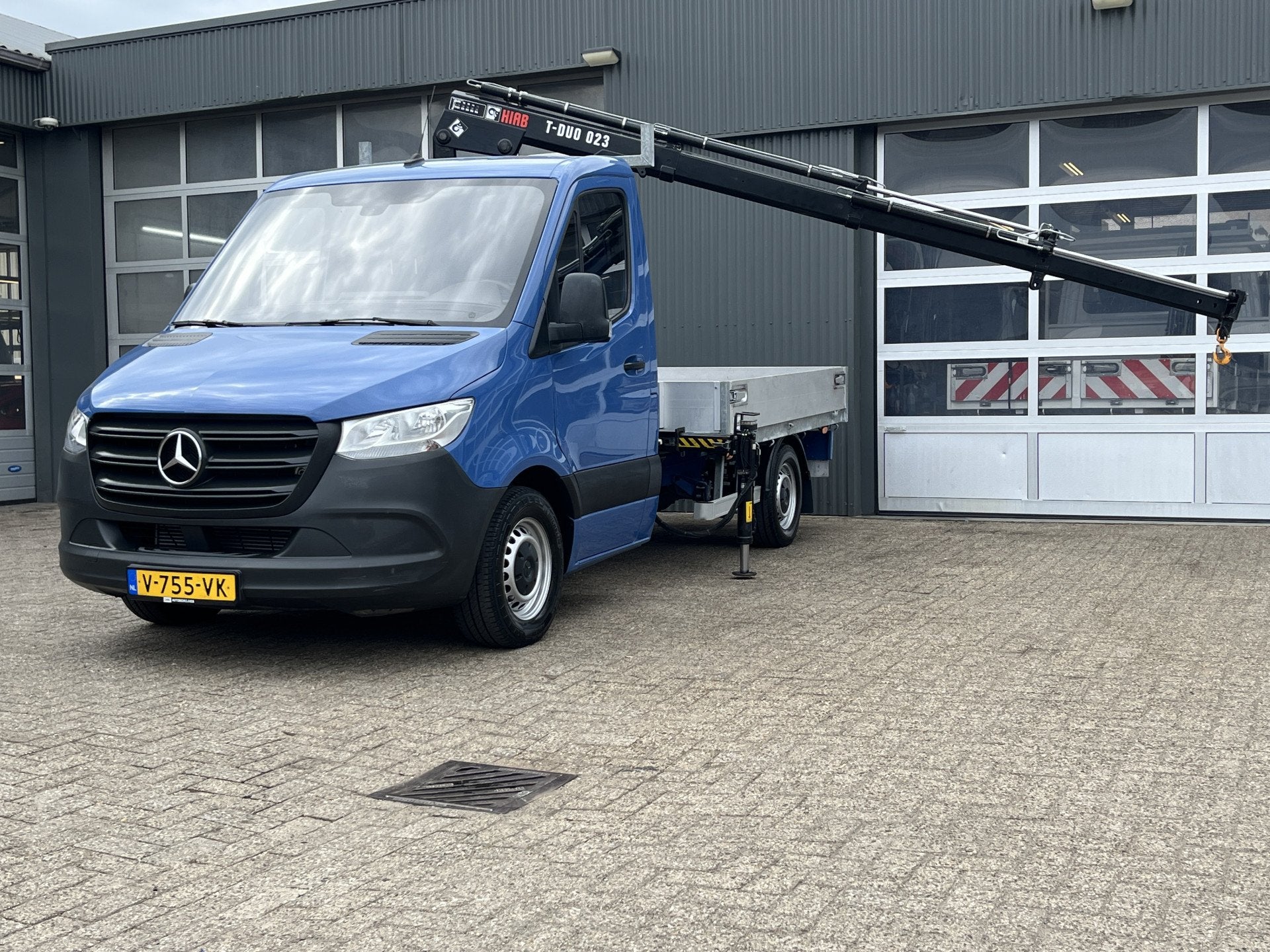 Mercedes-Benz Sprinter 311 2.2 CDI L2 Hiab 023T Laadkraan 2-, Gebruikt, 4 cilinders, Blauw, 116 pk
