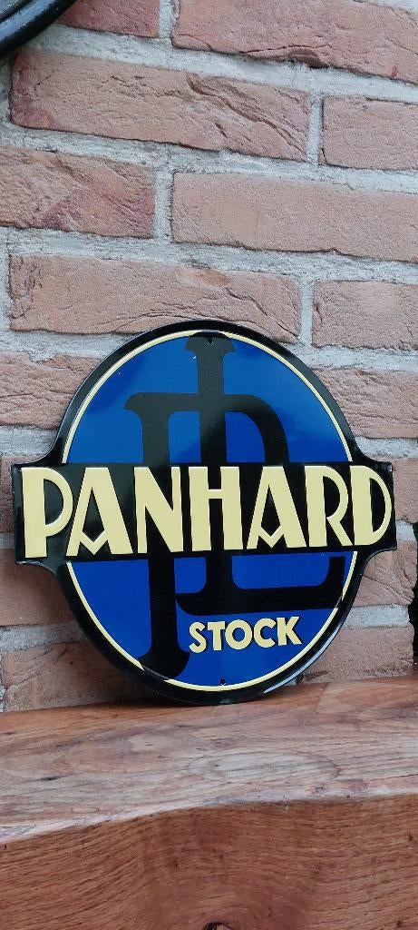 Reclamebord Panhard Stock, Ophalen of Verzenden, Nieuw, Auto's