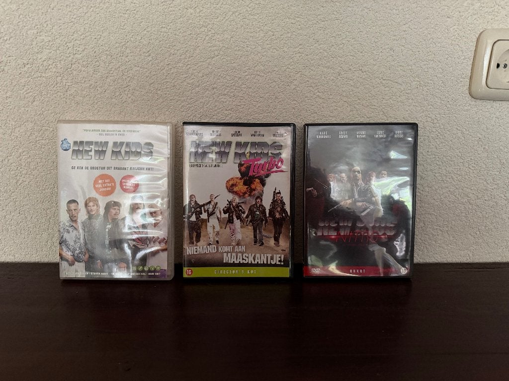 ✅ New Kids, New Kids Turbo, New Kids Nitro - 3 DVD, Alle leeftijden, Ophalen of Verzenden, Gebruikt, Actiekomedie