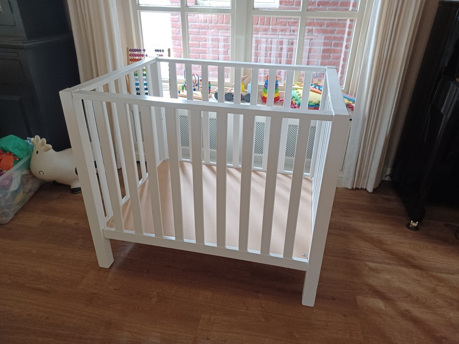 Babybox wit hout, Kinderen en Baby's, Boxen, Ophalen, Gebruikt, Rechthoekig, In hoogte verstelbaar