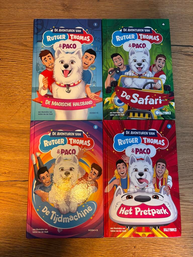 De Avonturen van Rutger, Thomas & Paco - Complete Set, Boeken, Kinderboeken | Jeugd | onder 10 jaar, Ophalen of Verzenden, Zo goed als nieuw
