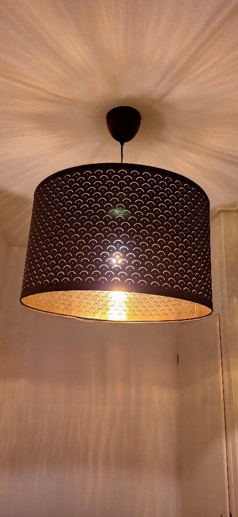 Nymö plafondlamp, Huis en Inrichting, Ophalen, Zwart, Rond, Zo goed als nieuw