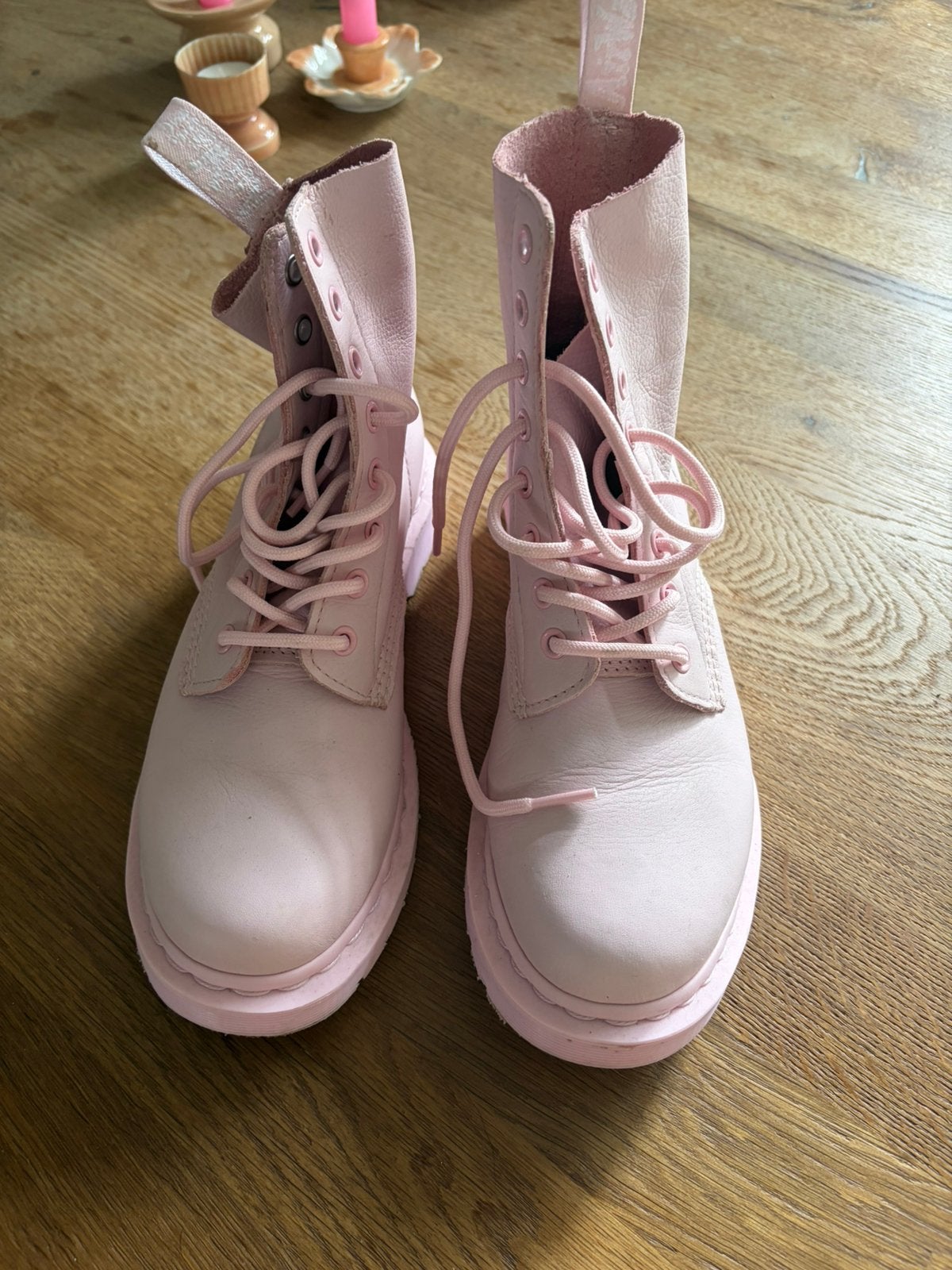 Dr. Martens | 1460 Pascal Virginia Mono | Roze, Kleding | Dames, Ophalen of Verzenden, Zo goed als nieuw, Roze