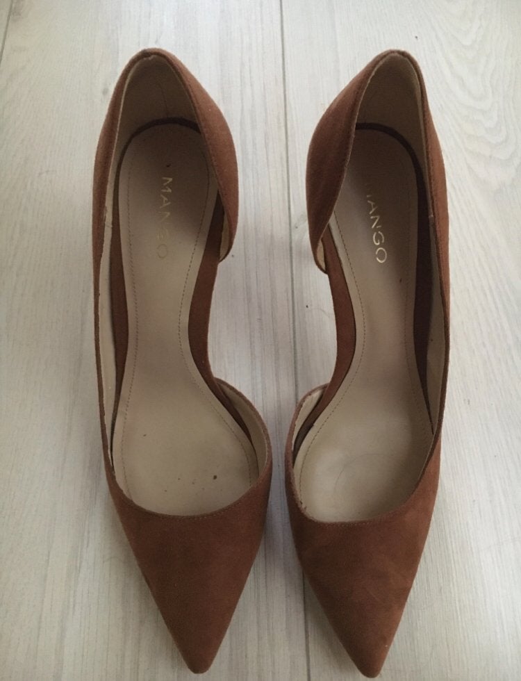 Pumps cognac, Kleding | Dames, Schoenen, Pumps, Mango, Bruin, Ophalen of Verzenden