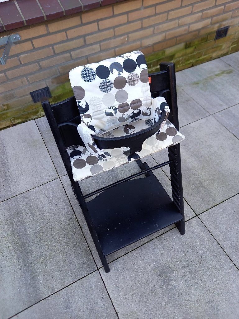 Stokke Tripp Trapp stoel, met babyset + kussens, Ophalen, Gebruikt, Meegroeistoel, Stoelverkleiner