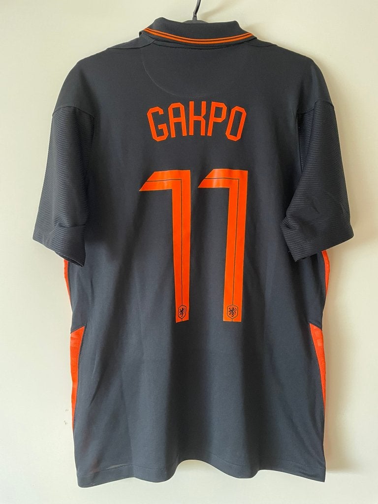 Gakpo #11 Nederlands Elftal Nike Voetbalshirt Maat M 2020, Maat 48/50 (M), Nike, Oranje, Ophalen of Verzenden