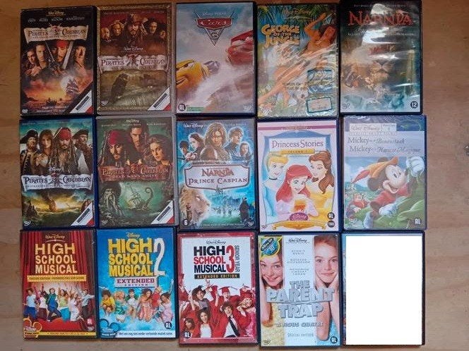 14 x dvd disney high school - Cars - narnia - high school, Verzamelen, Ophalen of Verzenden, Overige figuren, Gebruikt, Overige typen