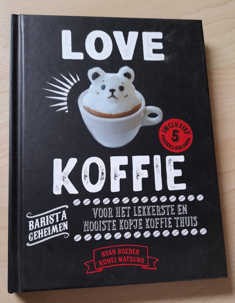 LOVE KOFFIE Ryan Seeder met 5 SJABLONEN BARISTA GEHEIMEN, Ophalen of Verzenden, Nieuw