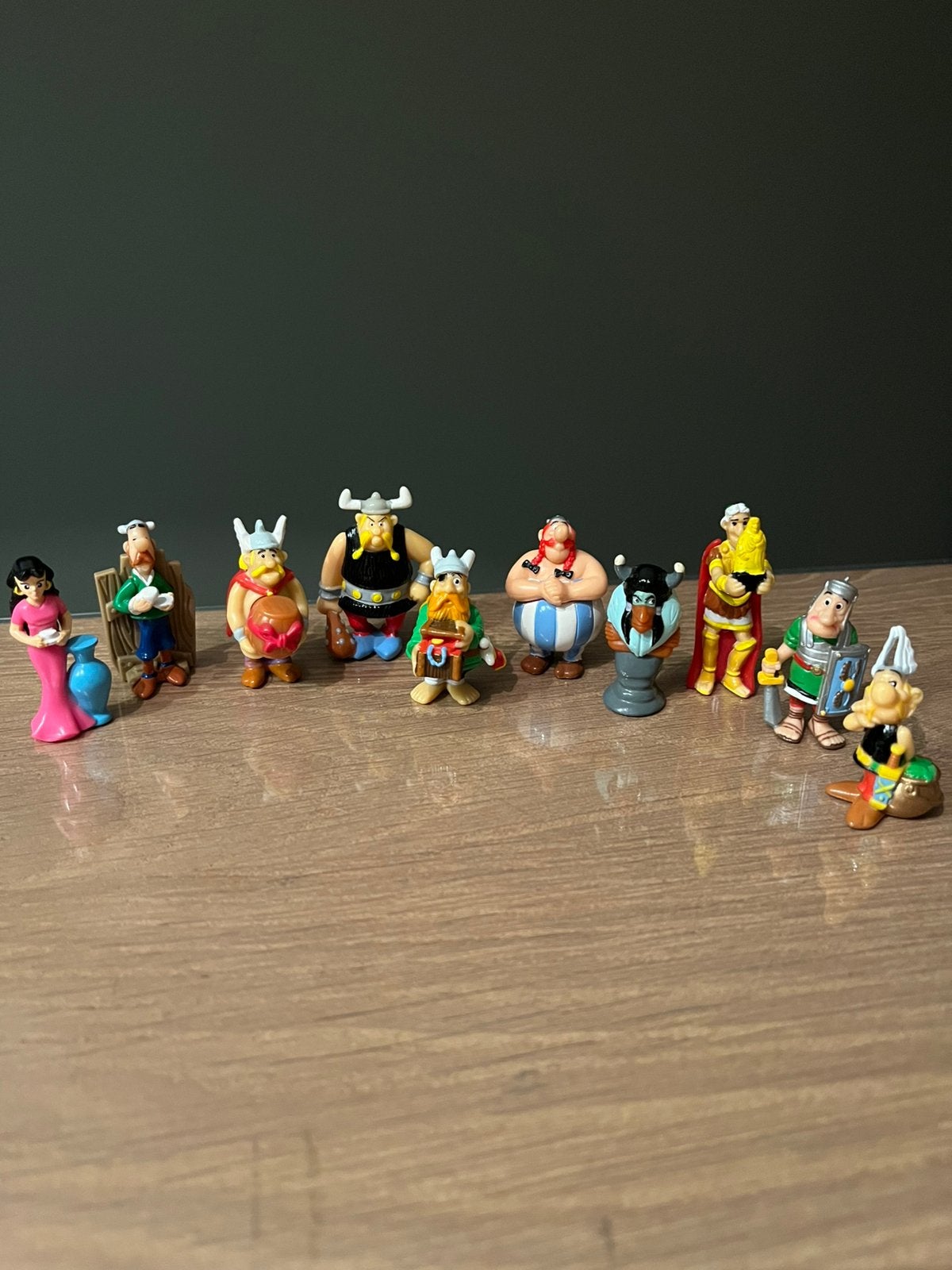 Leuke set Asterix en Obelix poppetjes, Verzamelen, Ophalen of Verzenden, Asterix en Obelix, Zo goed als nieuw, Beeldje of Figuurtje