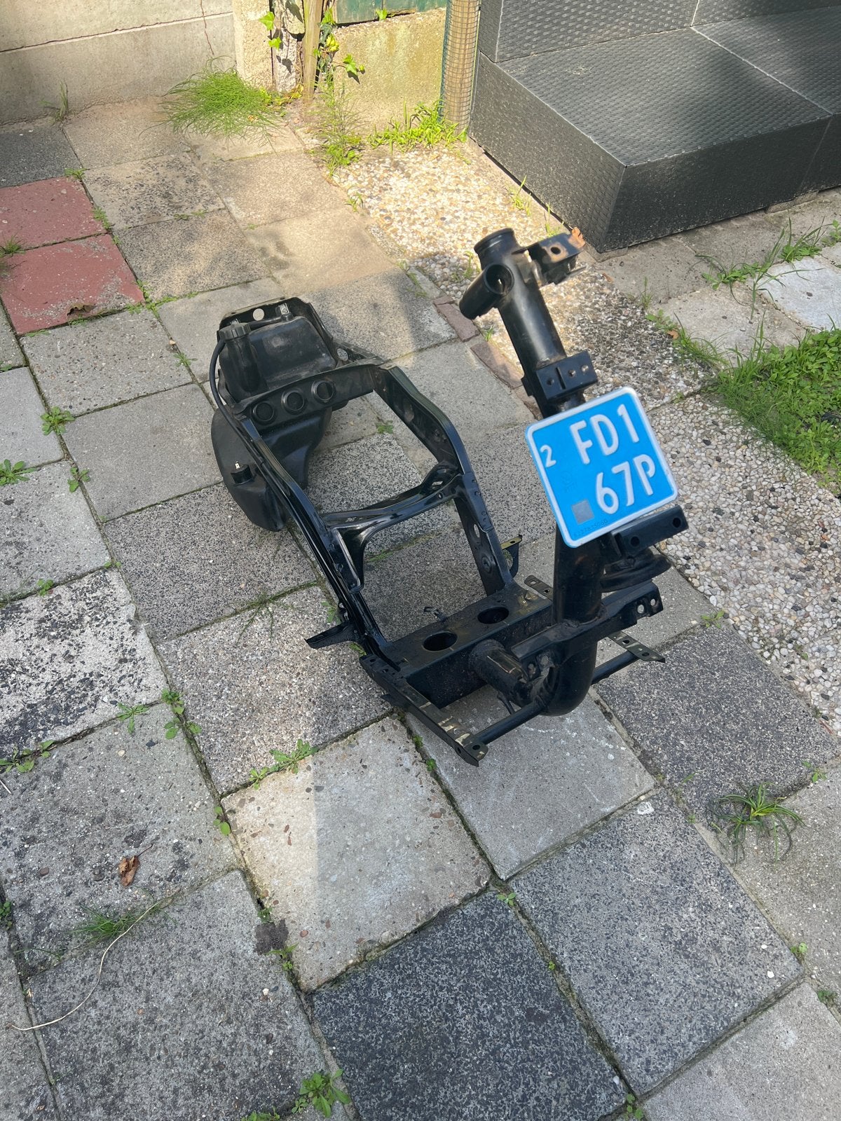 Piaggio Zip snor frame met wok, Fietsen en Brommers, Ophalen, Gebruikt, Frame, Piaggio