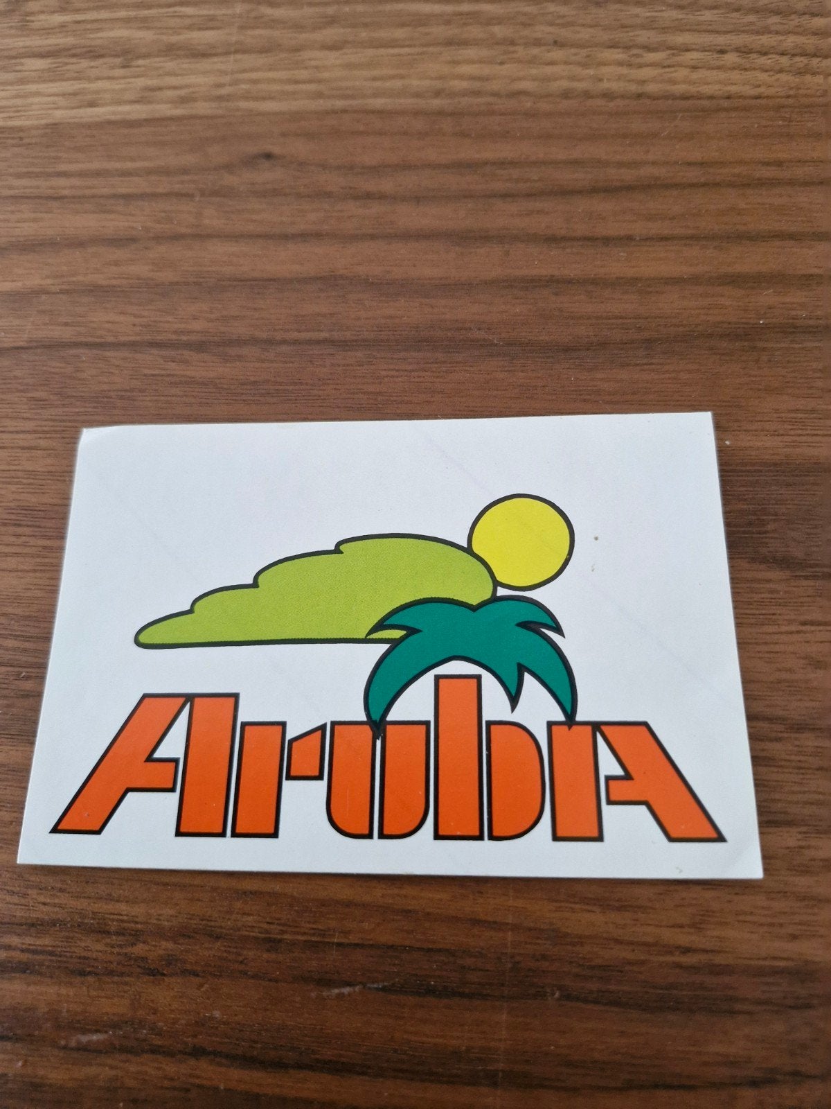 10855 Aruba sticker - Tropisch eiland design, Ophalen of Verzenden, Nieuw, Overige typen