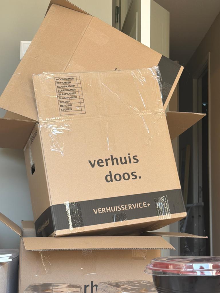 15 Stevige Verhuisdozen - 60kg max, Ophalen, 40 tot 60 cm, 50 tot 75 cm, 35 tot 50 cm