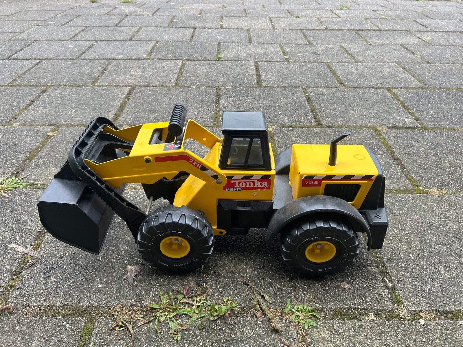 Tonka Mighty 728 Shovel - Vintage Speelgoed, Ophalen of Verzenden, Gebruikt