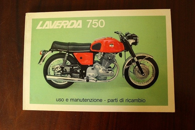 Laverda 750 uso e manutenzione parti di ricambio handleiding, Ophalen of Verzenden, Overige merken